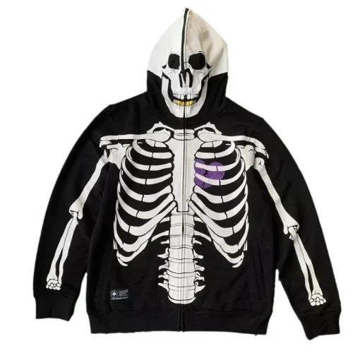 Y2K Fashion Zip-Up Hoodie