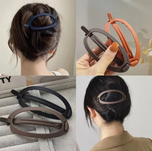 kf Sc018f9a0a9a54c1d85ae21227b714ad0U New Korea Big Size Duckbill Clip Hair Hairpin Top Clip Disk Hair Plastic Hairgrips Clamps Women