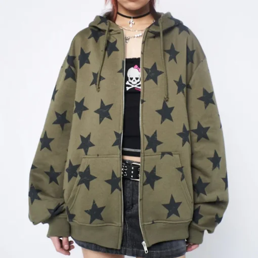 kf Sc78b90d4f5c94b119f7e6ec5d076e89bm Y2k Clothes Vintage Star Oversized Sweatshirt Jacket Harajuku Goth Long Sleeve Women Sweatshirt 2000s Hip Hop