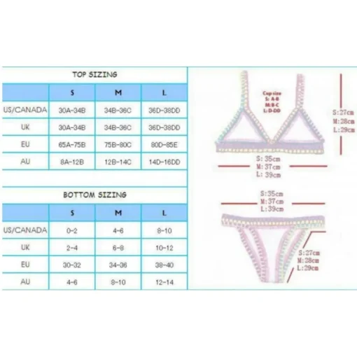 Sexy Neoprene Bikini Set for Women – Summer Beachwear, Brazilian Two-Piece Swimwear for Surf & Pool - Image 2