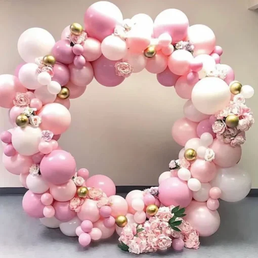 kf Sdf2b6f498716490ea261ed42ddac9acdK 172 143 94cm Balloon Stand Holder Circle Round Balloon Arch Accessories for Wedding Decorations Bridal Shower