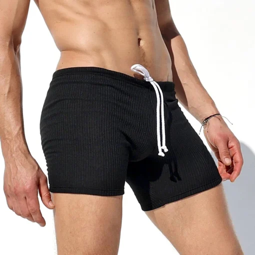 Men's Shorts Summer Solid Color Tight Sexy Workout Jogger