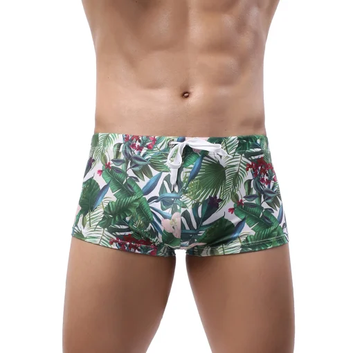 Men's Low Waist Swim Boxers - Stylish Swimwear for Men - Image 3