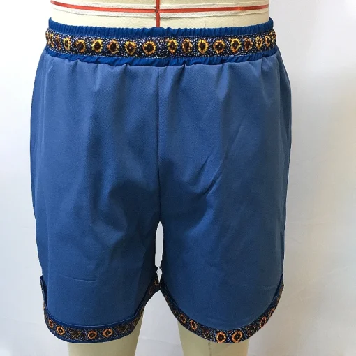 kf Se7c06ba21e5348c0bfa922d0554887f7q Retro Holiday Beach Shorts For Men Clothing Causal Loose Drawstring Knee Length Pants Fashion Flower Prints