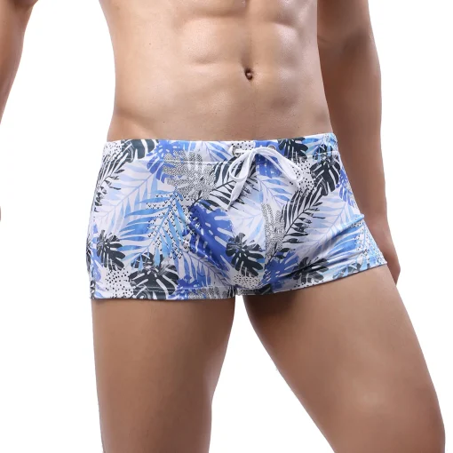 Men's Low Waist Swim Boxers - Stylish Swimwear for Men - Image 4