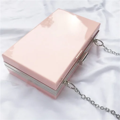 kf UTB8vn31lmbIXKJkSaefq6yasXXab Bella Joy Acrylic Transparent Clutch Chain Box Women Shoulder Bags Hard Day Clutches Bags Wedding Party