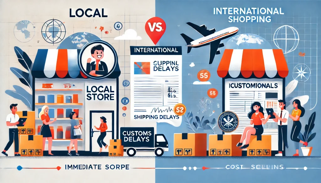 local shipping or overseas