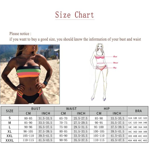 Women Swimsuit Bikini Set New Arrival Women Bandage Bathing Suit Female Swimwear Bikini Sets Striped Swim 5